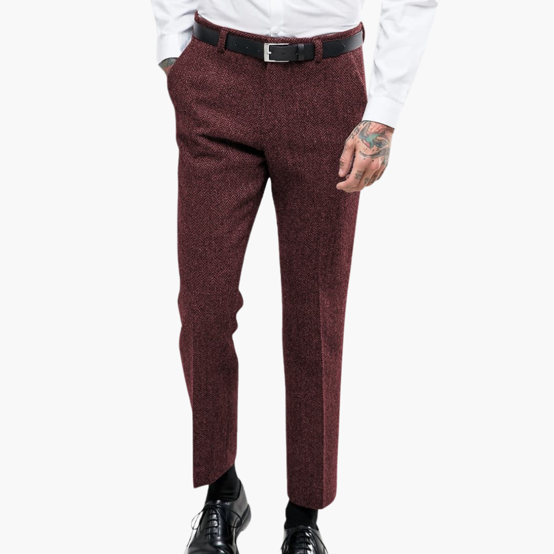 Bertram - Vintage Textured Trousers