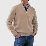 Quincy - Fine Knit Half-Zip Jumper