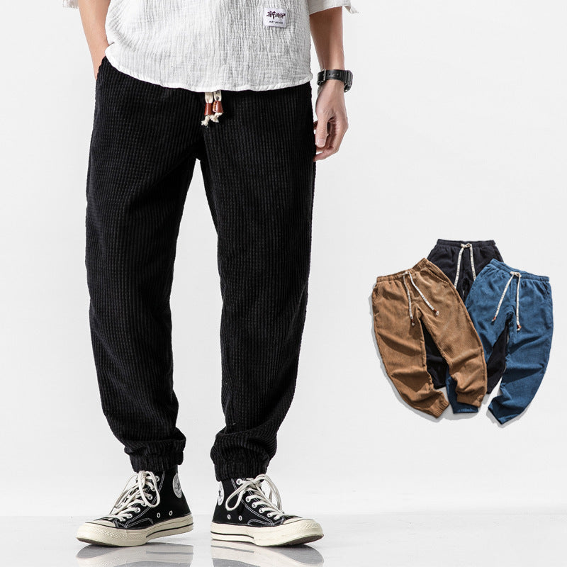Wesley - Corduroy Jogger Trousers