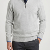 Quincy - Fine Knit Half-Zip Jumper