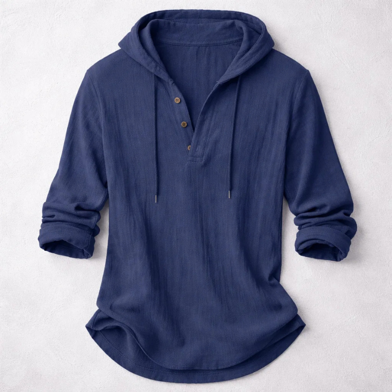 Elton - Elegant Hooded Shirt