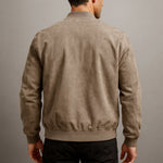 Adrian | Modern Suede Bomber Jacket