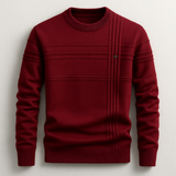 Jerome - Ridged Texture Crew Neck Jumper