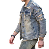 Vanguard Shredded Edge Denim Jacket