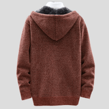 Percival - Lined Hood Zip Cardigan