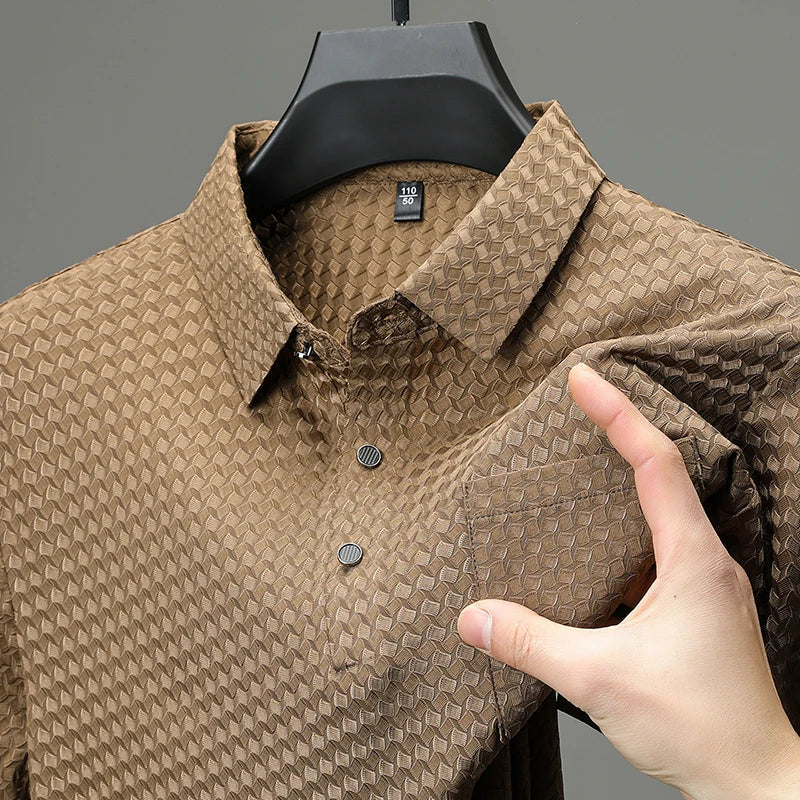 Castello Stretch Flex Texture Polo
