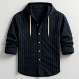Jonas - Striped Hooded Shirt
