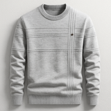 Jerome - Ridged Texture Crew Neck Jumper