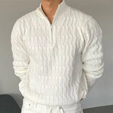 Dexter - Wave Texture Half-Zip Jumper