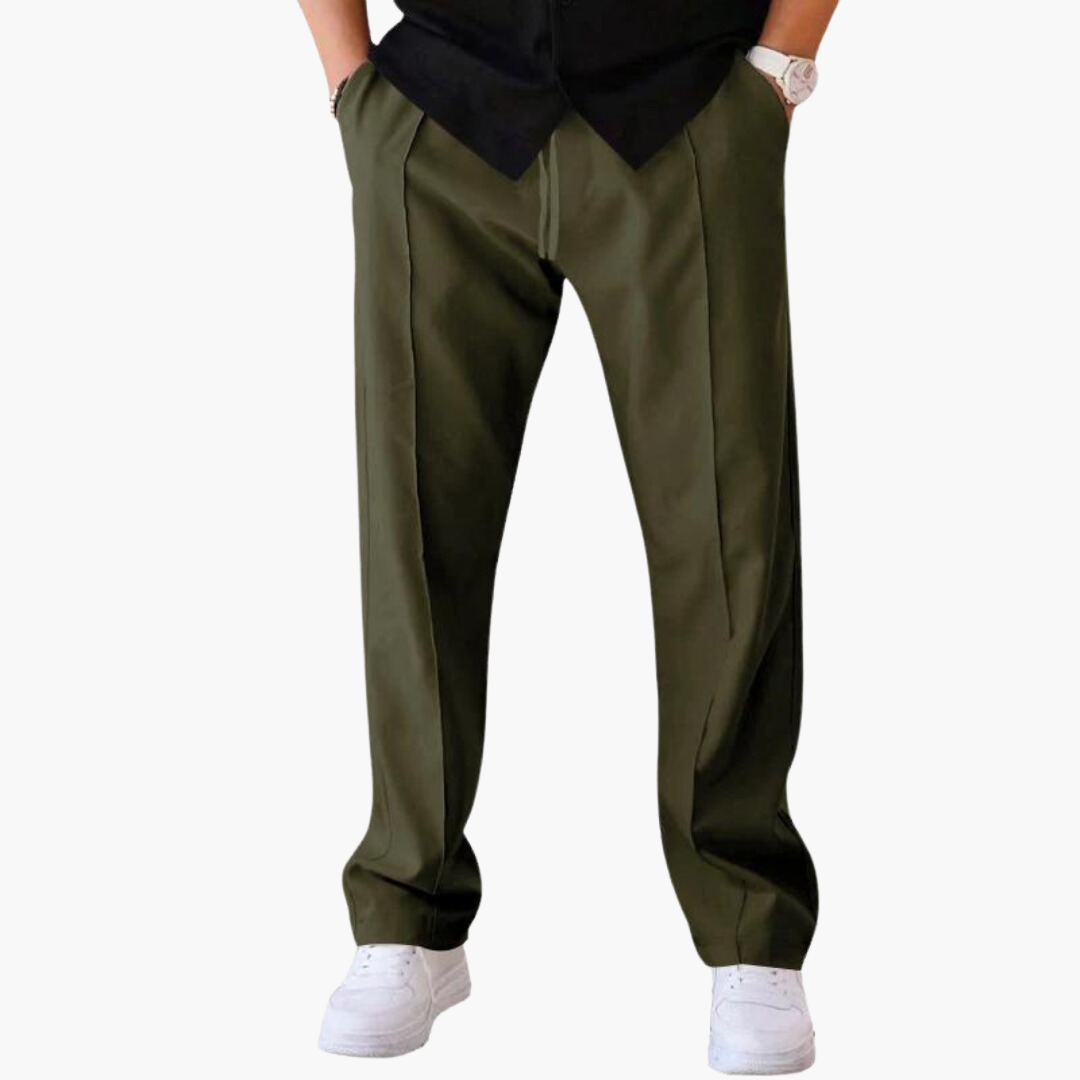 Theo - Everyday Textured Trousers
