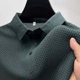 Noel - Textured Short Sleeve Polo Shirt