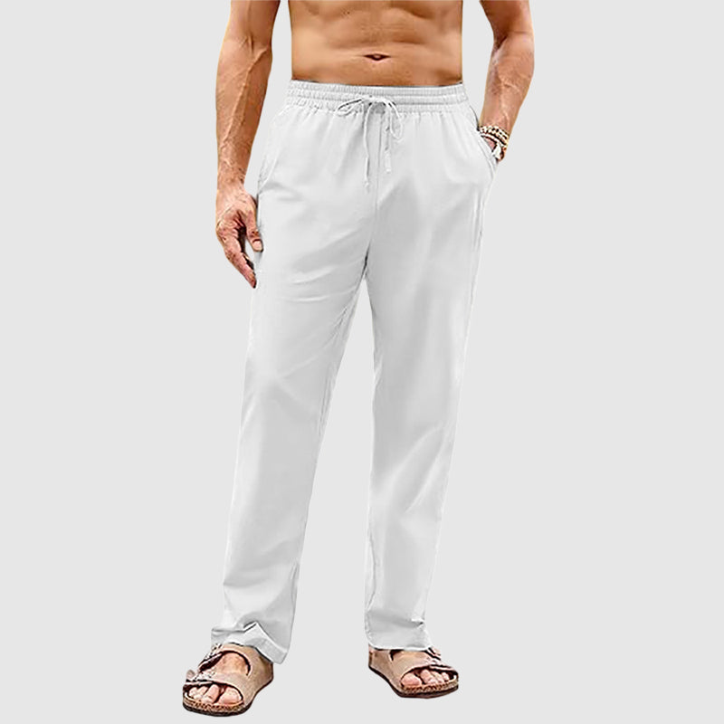Patrick - Linen Drawstring Trousers