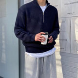 Ambrose - Ribbed Half-Zip Jumper