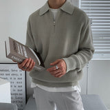 Baxter - Open Collar Polo Jumper