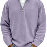 Nelson - Ribbed Half-Zip Jumper