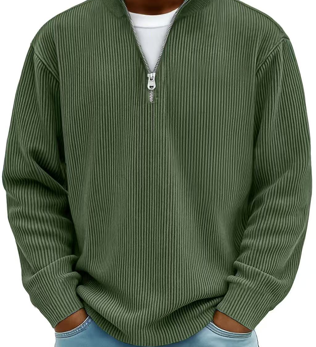 Nelson - Ribbed Half-Zip Jumper