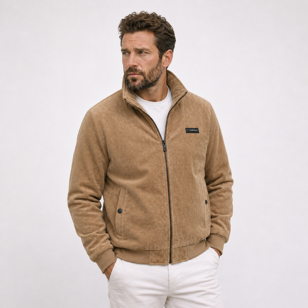 Hugo | Corduroy Jacket with Sherpa Lining