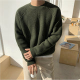 Oswald - Raglan Sleeve Ribbed Jumper