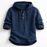 Hayes - Linen Hooded Shirt