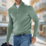 Angus - Marled Half-Zip Jumper