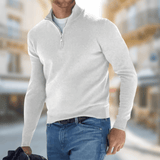 Angus - Marled Half-Zip Jumper