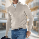 Angus - Marled Half-Zip Jumper
