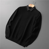 Kingsley - Dark Collar Knit Jumper