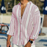 Michael - Striped Linen Shirt