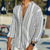 Michael - Striped Linen Shirt