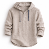 Hayes - Linen Hooded Shirt