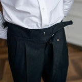 Logan - Pleated Trousers
