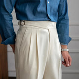 Logan - Pleated Trousers