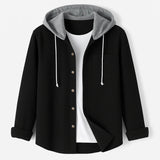 Devon - Corduroy Hooded Shirt