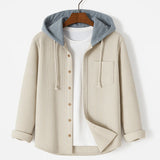 Devon - Corduroy Hooded Shirt