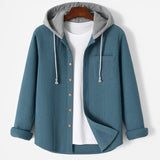 Devon - Corduroy Hooded Shirt