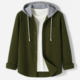 Devon - Corduroy Hooded Shirt