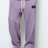 Cedric - Lilac Waffle Drawstring Trousers