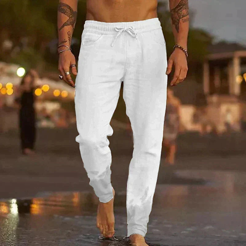 Samuel - Slim Fit Drawstring Trousers