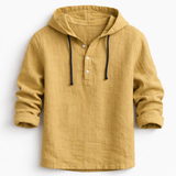 Hayes - Linen Hooded Shirt