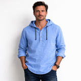 Hayes - Linen Hooded Shirt