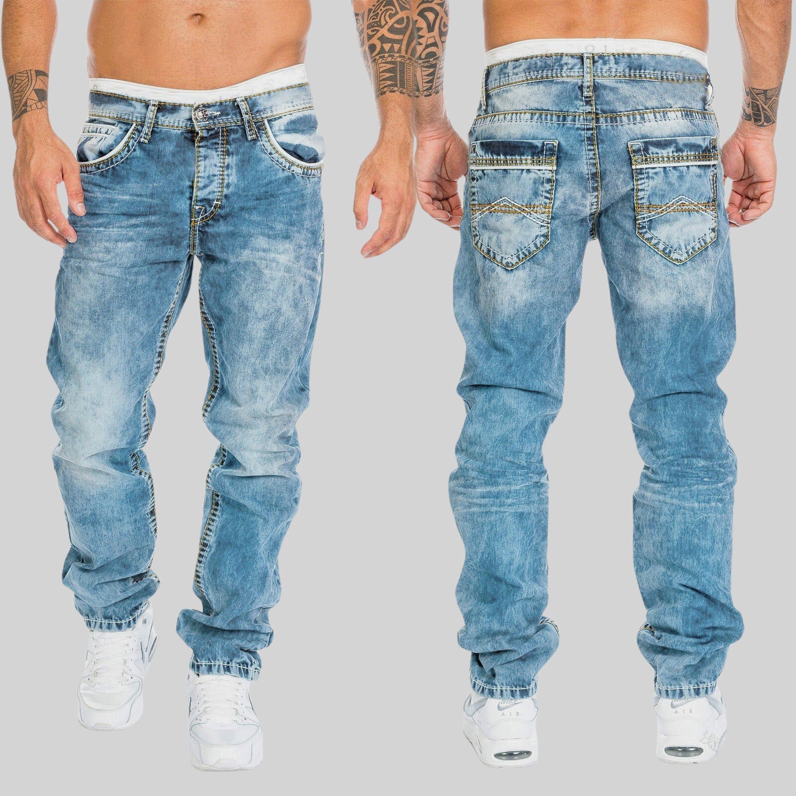 Roderick - Washed Denim Jeans