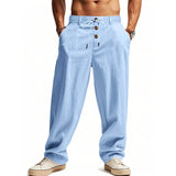 George - Button-Fly Relaxed Trousers