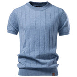 Men's 100% Cotton Striped T-Shirt | Soft Casual Summer Top