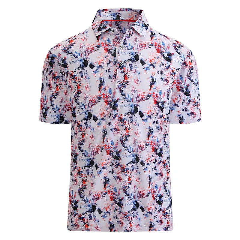 Men's Ice Silk Polo Shirt | Lightweight Breathable Summer Essential
