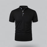 Dalton - Collarless Polo Shirt