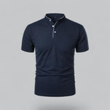 Dalton - Collarless Polo Shirt