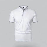 Dalton - Collarless Polo Shirt