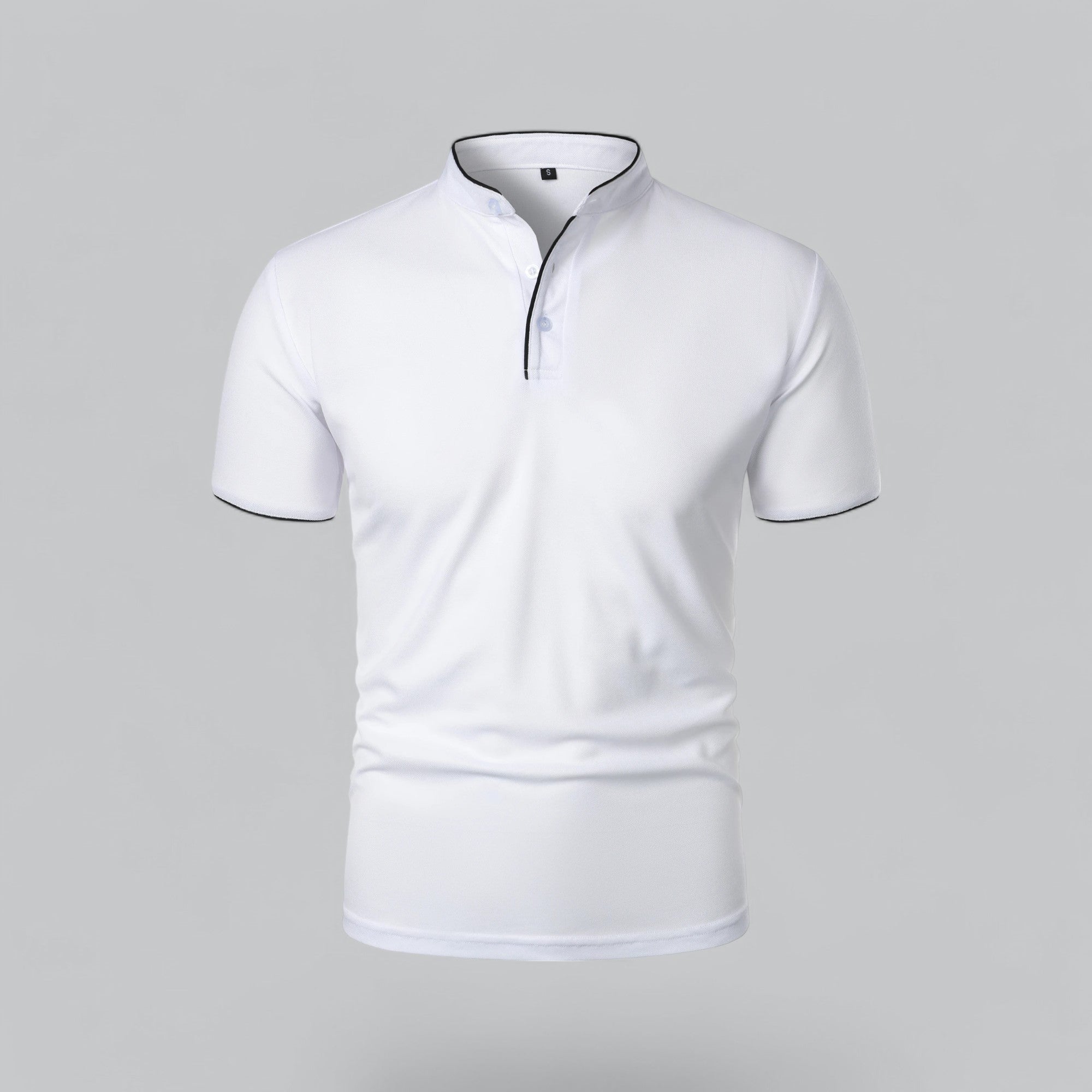 Dalton - Collarless Polo Shirt