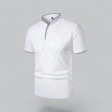 Dalton - Collarless Polo Shirt