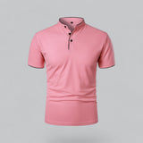 Dalton - Collarless Polo Shirt
